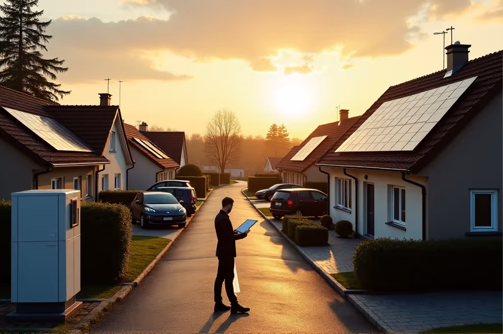 BearingPoint-Studie: Energiewende im Netzstau | Symbolbild KI-generiert © 2026 EMH AG JS by Flux