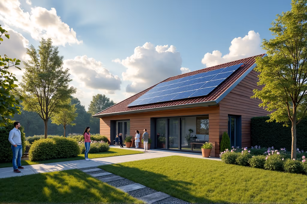 Energy Sharing 2026: Lokaler Solarstrom wird zum Marktmodell | Symbolbild KI-generiert © 2026 EMH AG JS by Flux